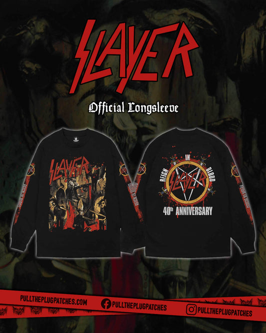 Slayer - Reign In Blood 40th Anniversary - Longsleeve Shirt (Limited Edition)