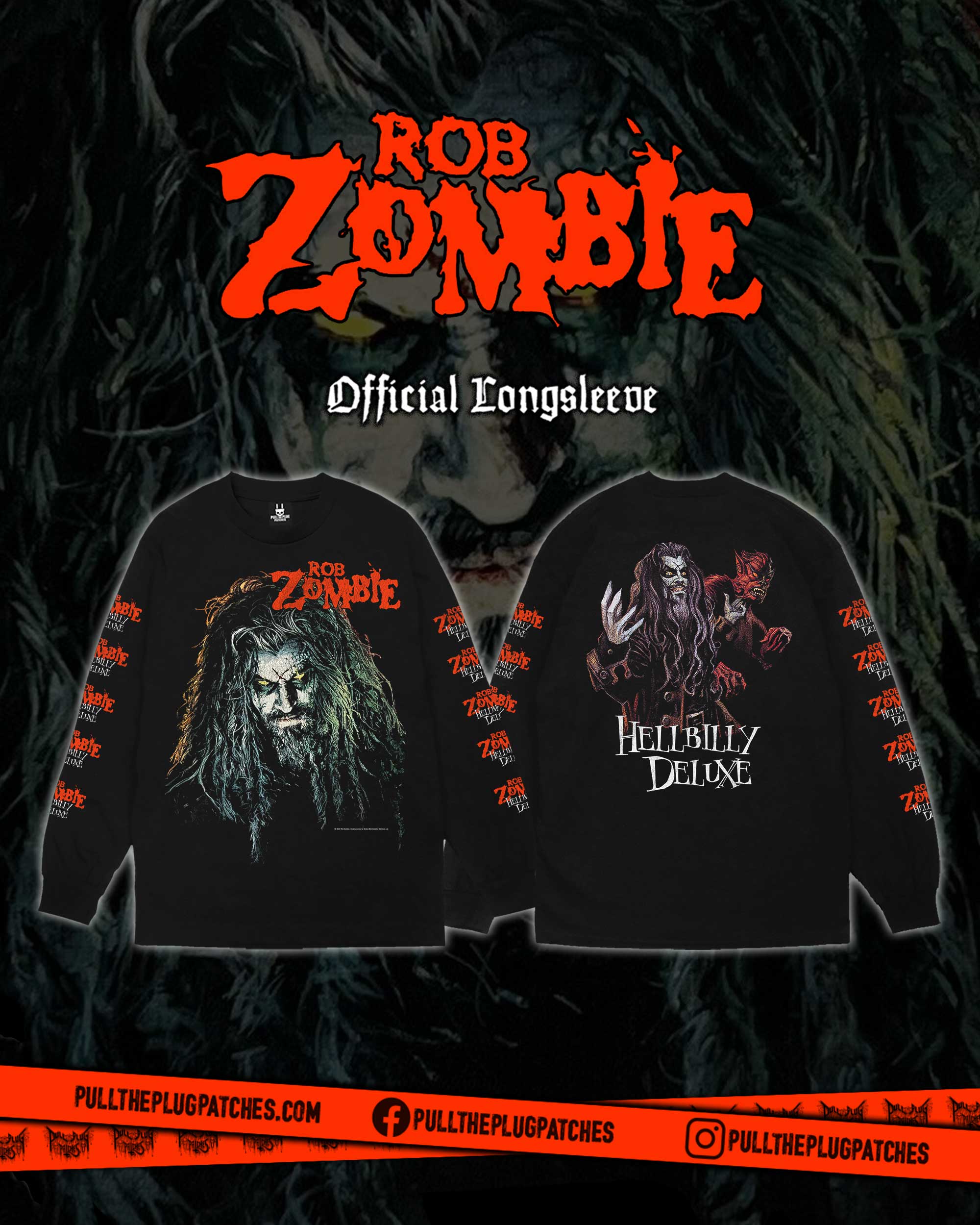 Rob Zombie - Hellbilly Deluxe - Longsleeve Shirt – Pull The Plug