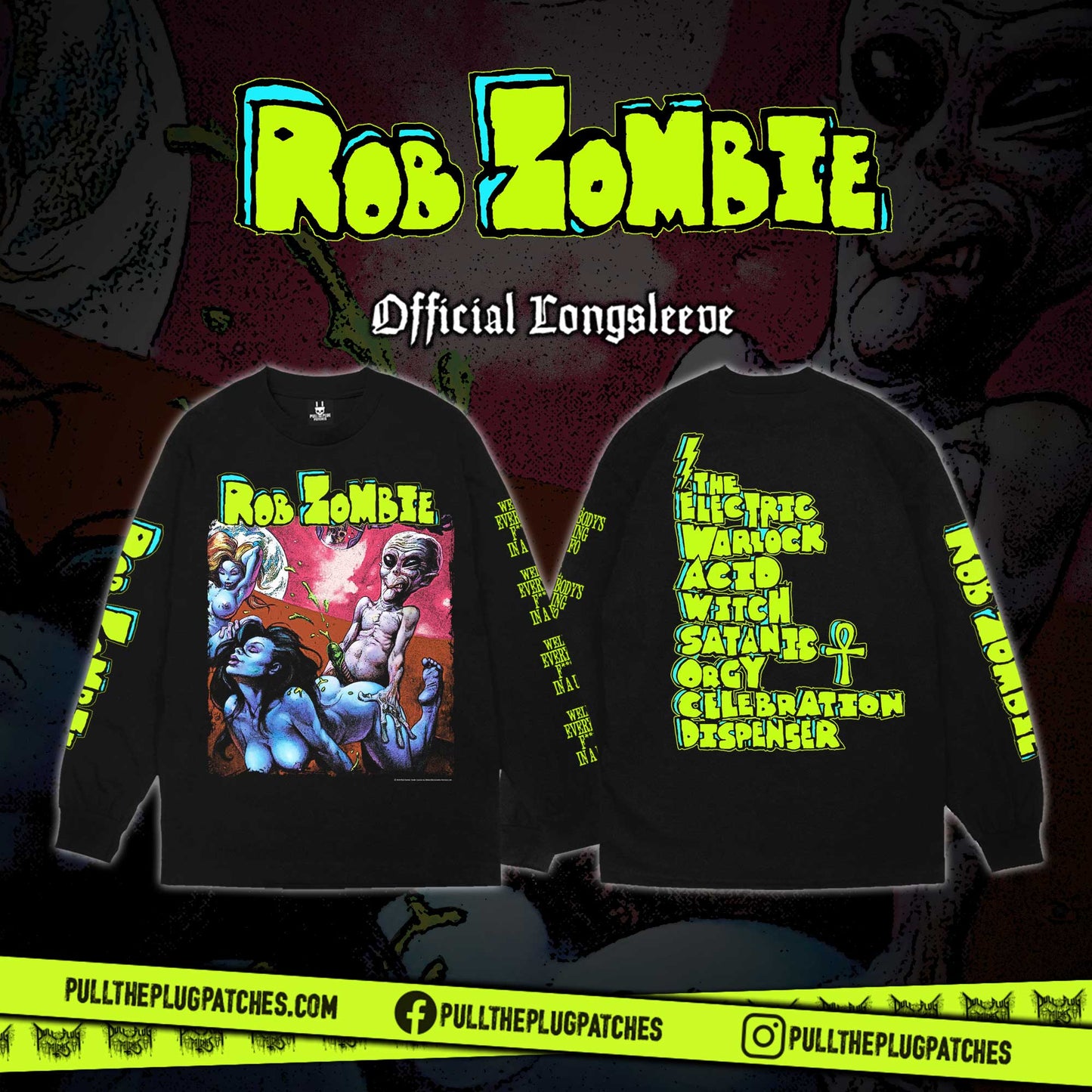 Rob Zombie - Well, Everybody's Fucking in a U.F.O. - Longsleeve Shirt