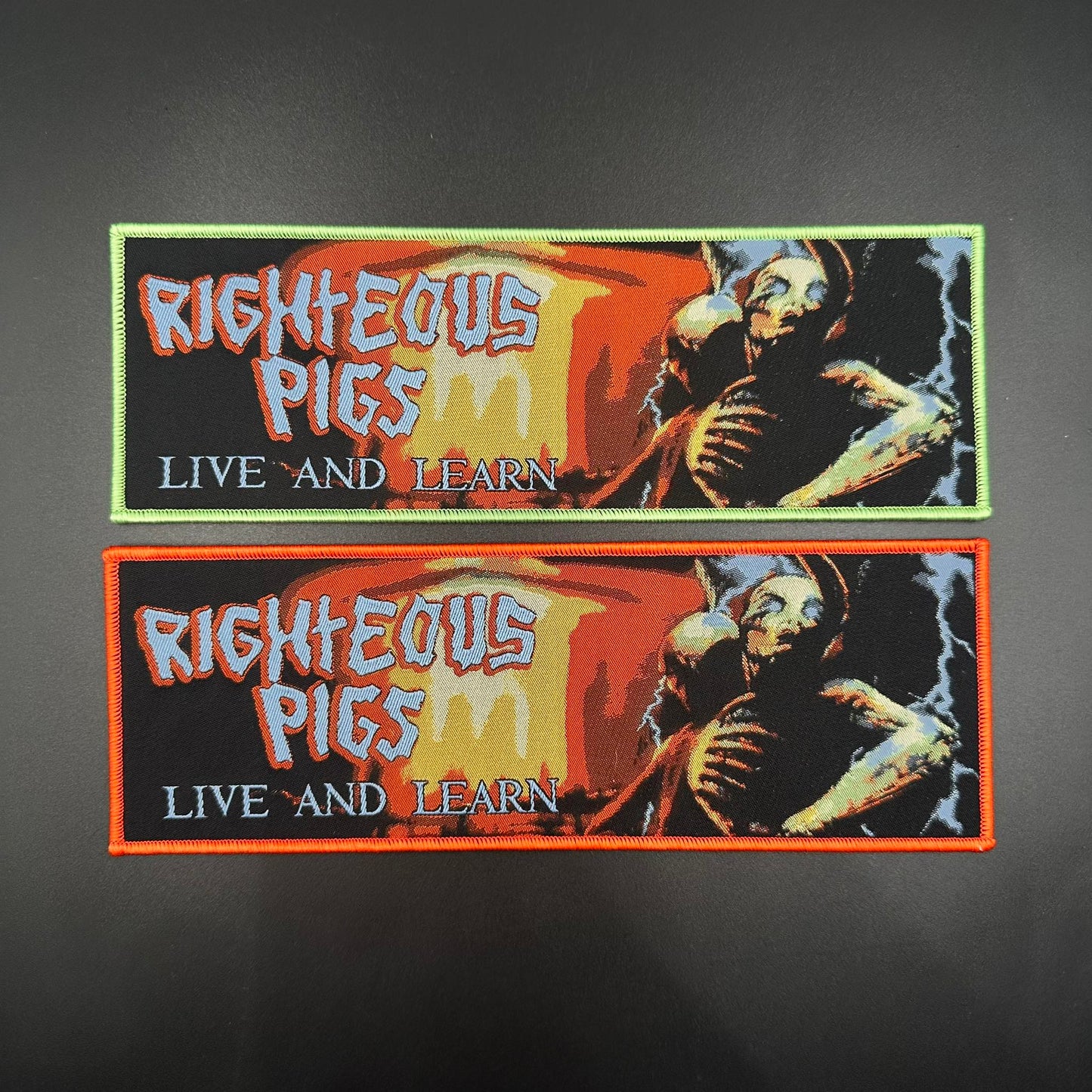 Righteous Pigs - Live and Learn - Strip Patch