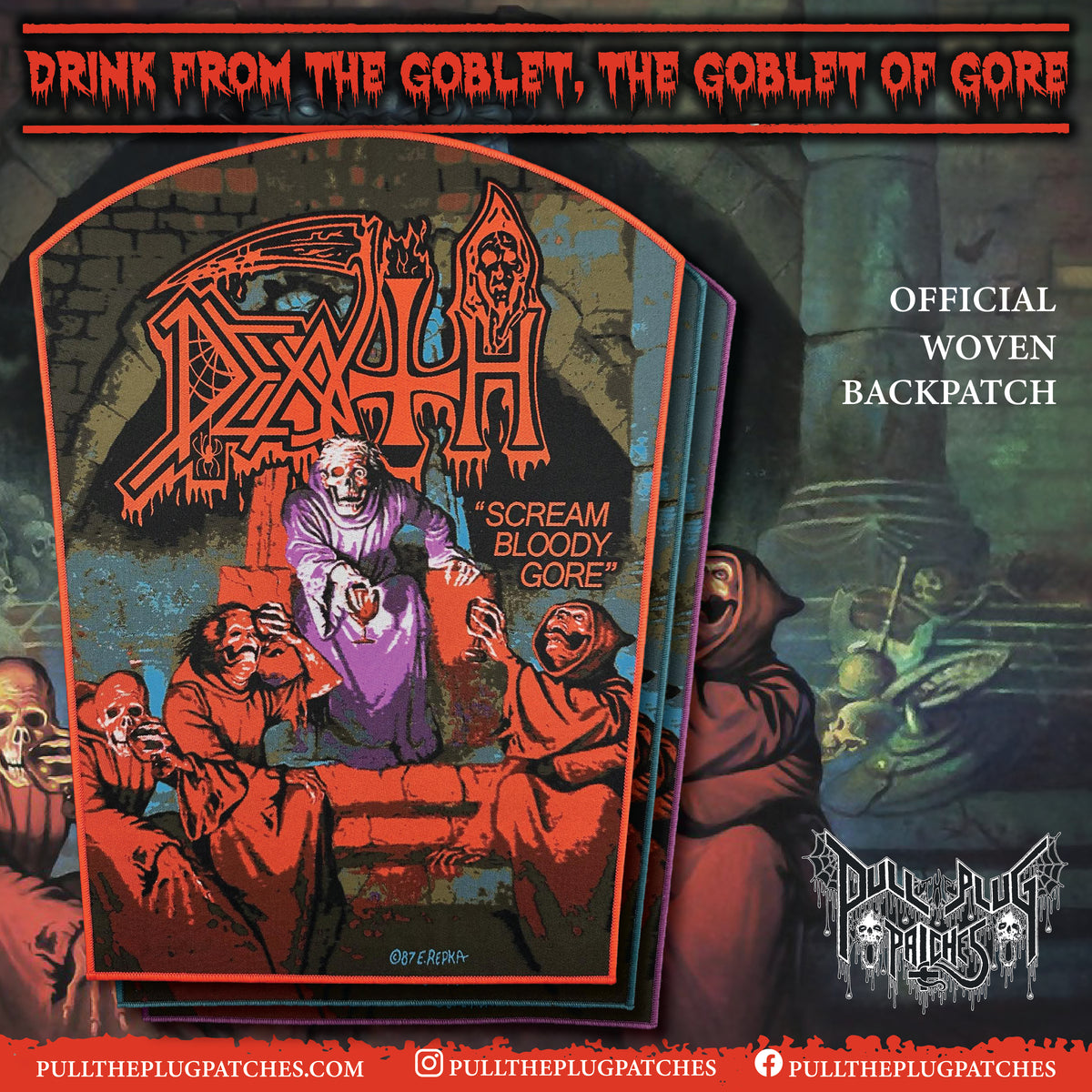 Death - Scream Bloody Gore - Backpatch