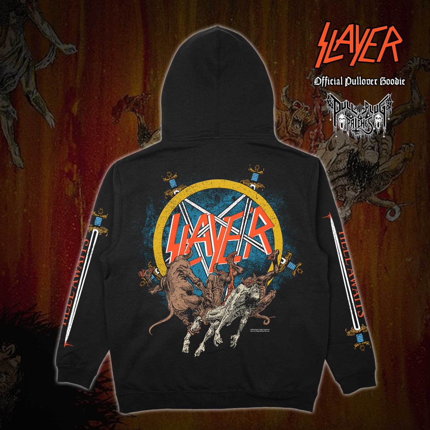 Slayer - Hell Awaits - Pullover Hoodie