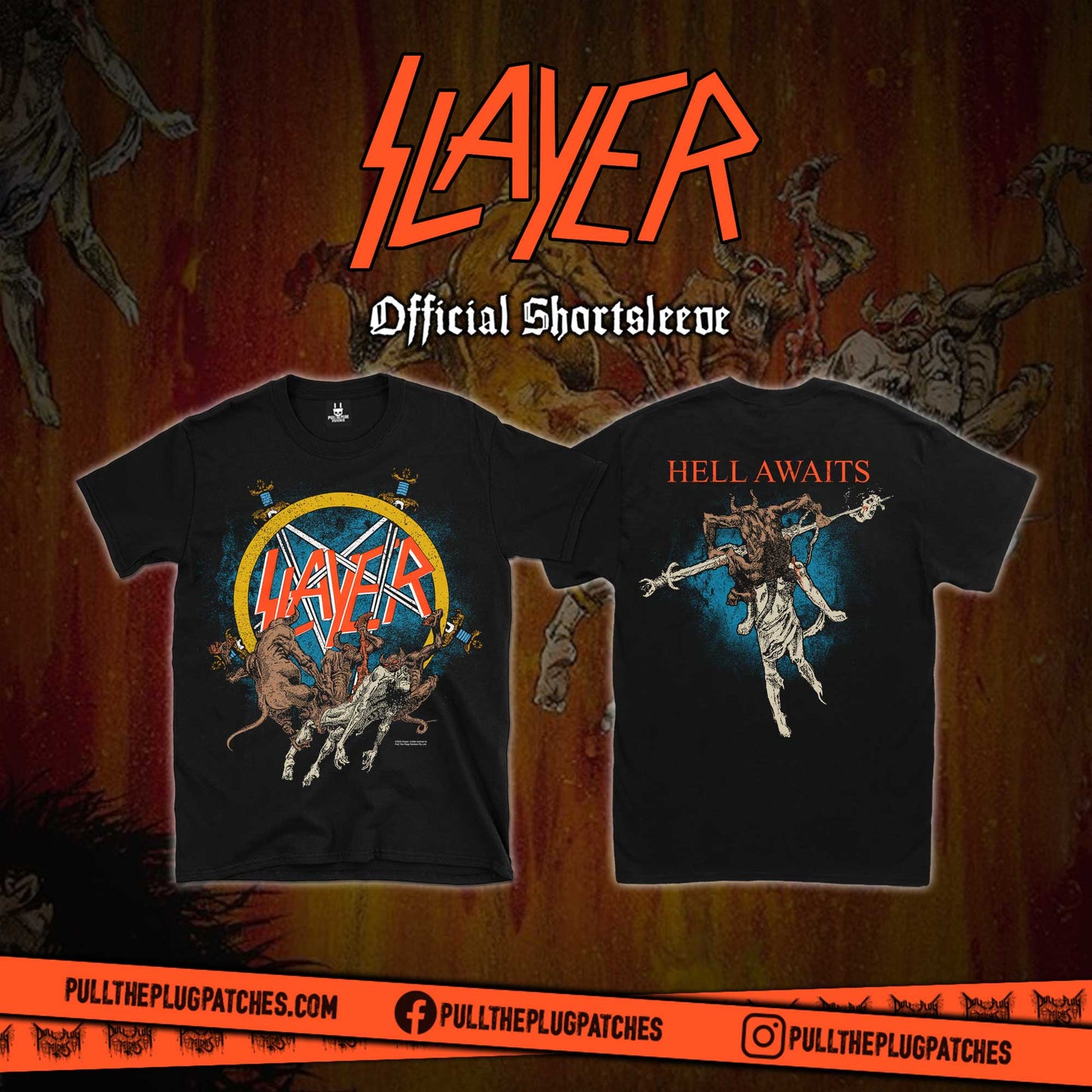 Slayer - Hell Awaits - Shortsleeve Shirt