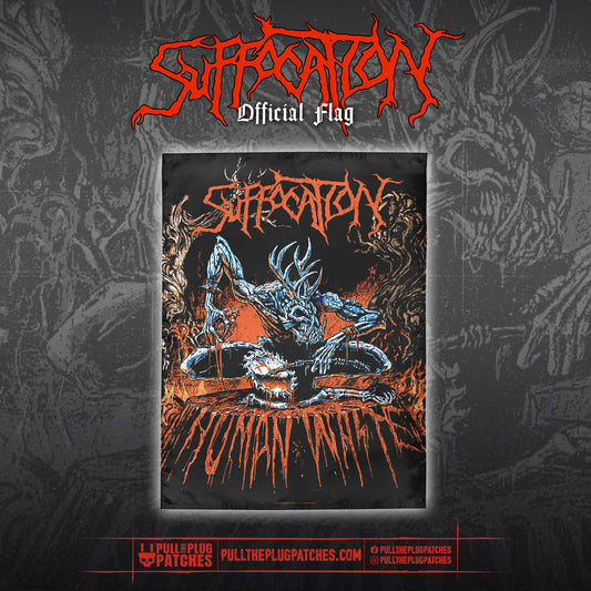 Suffocation - Human Waste - Flag