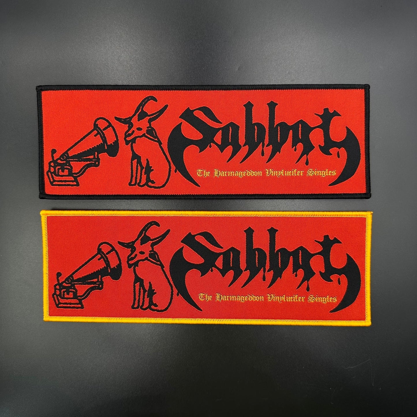 Sabbat - The Harmageddon Vinylucifer Singles - Strip Patch