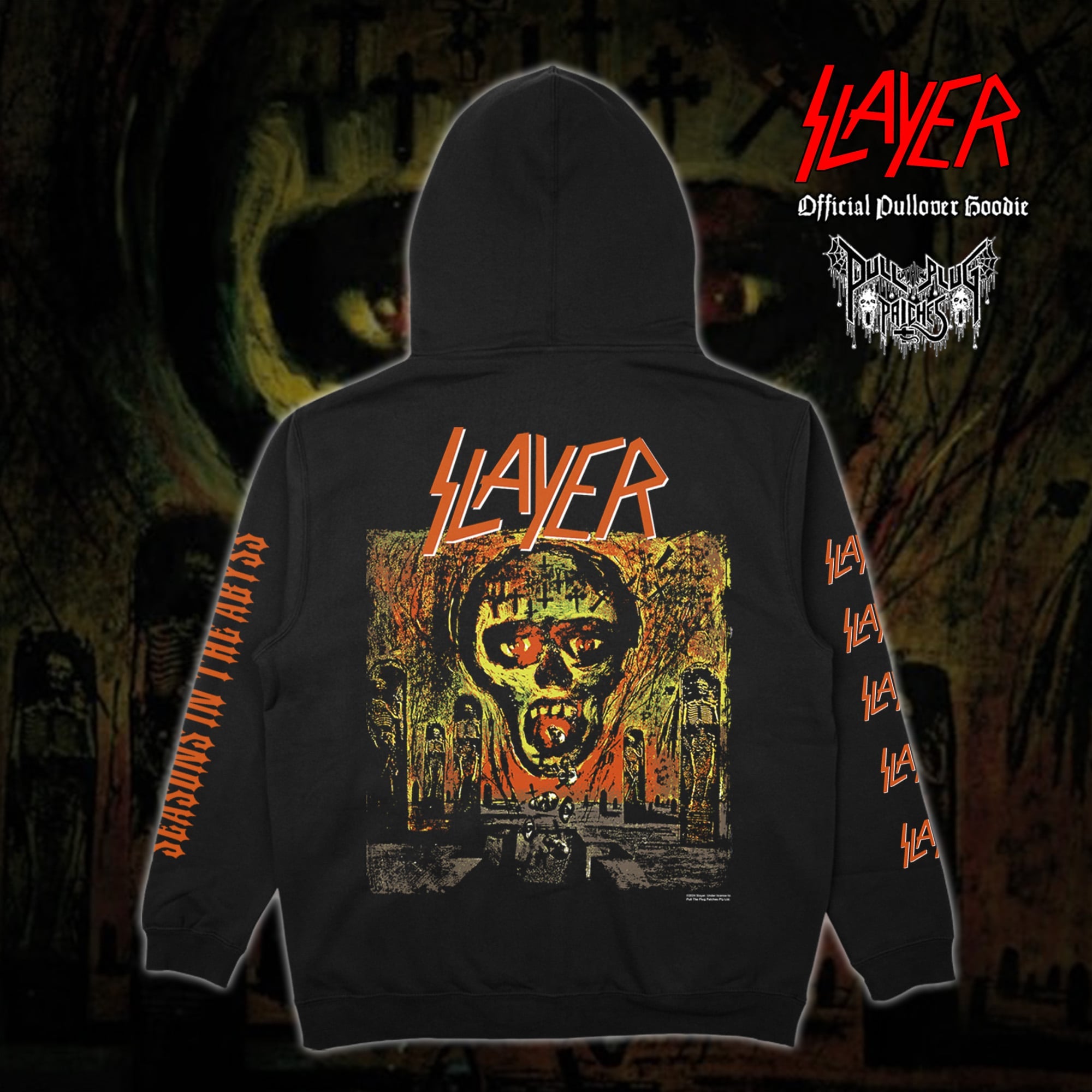 Slayer pullover hoodie sale