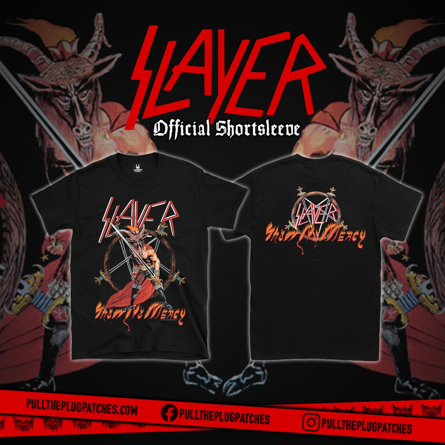 Slayer - Show No Mercy - Shortsleeve Shirt