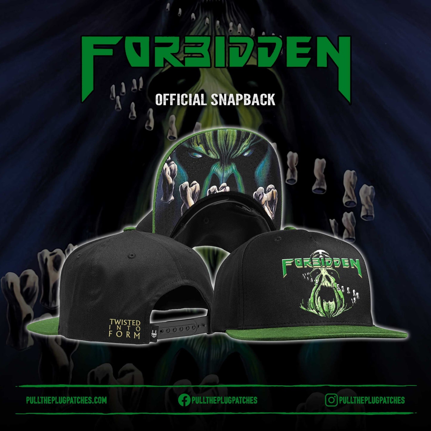 Forbidden - Twisted Into Form - Snapback Hat