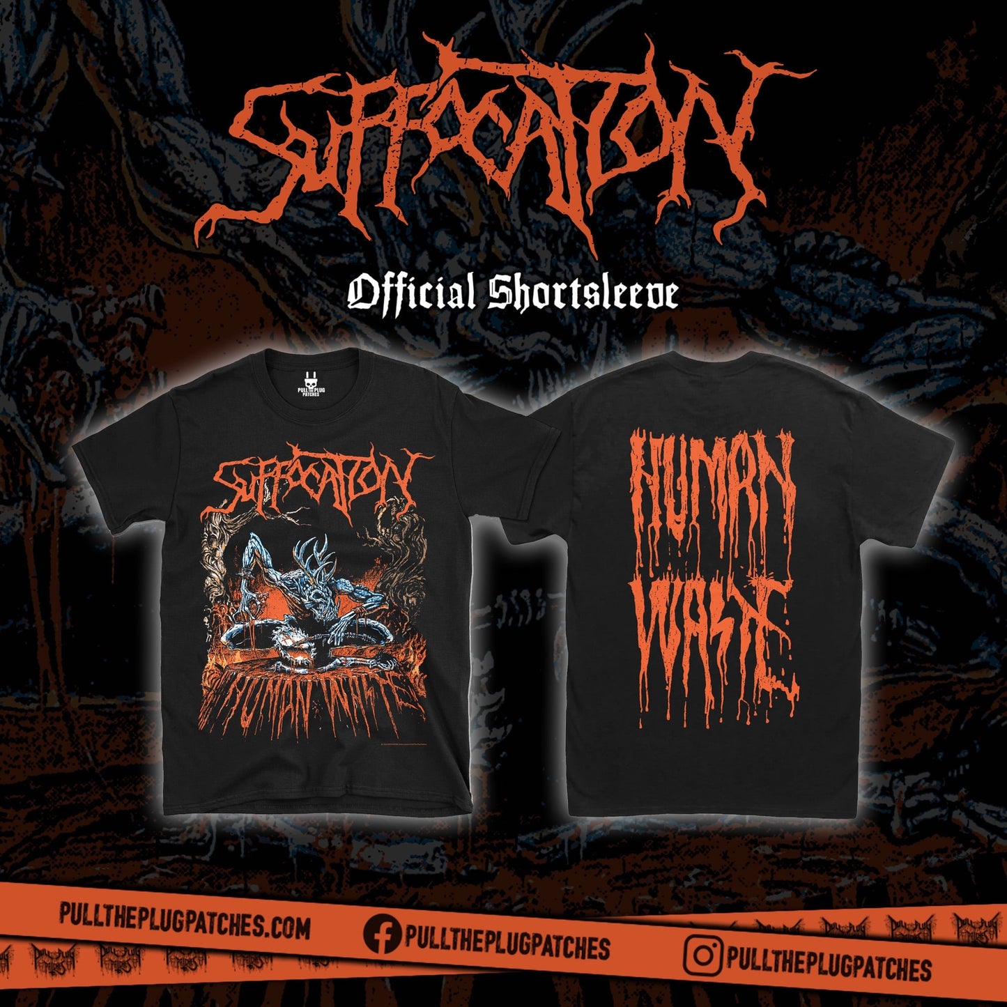 Suffocation - Human Waste - Shortsleeve Shirt