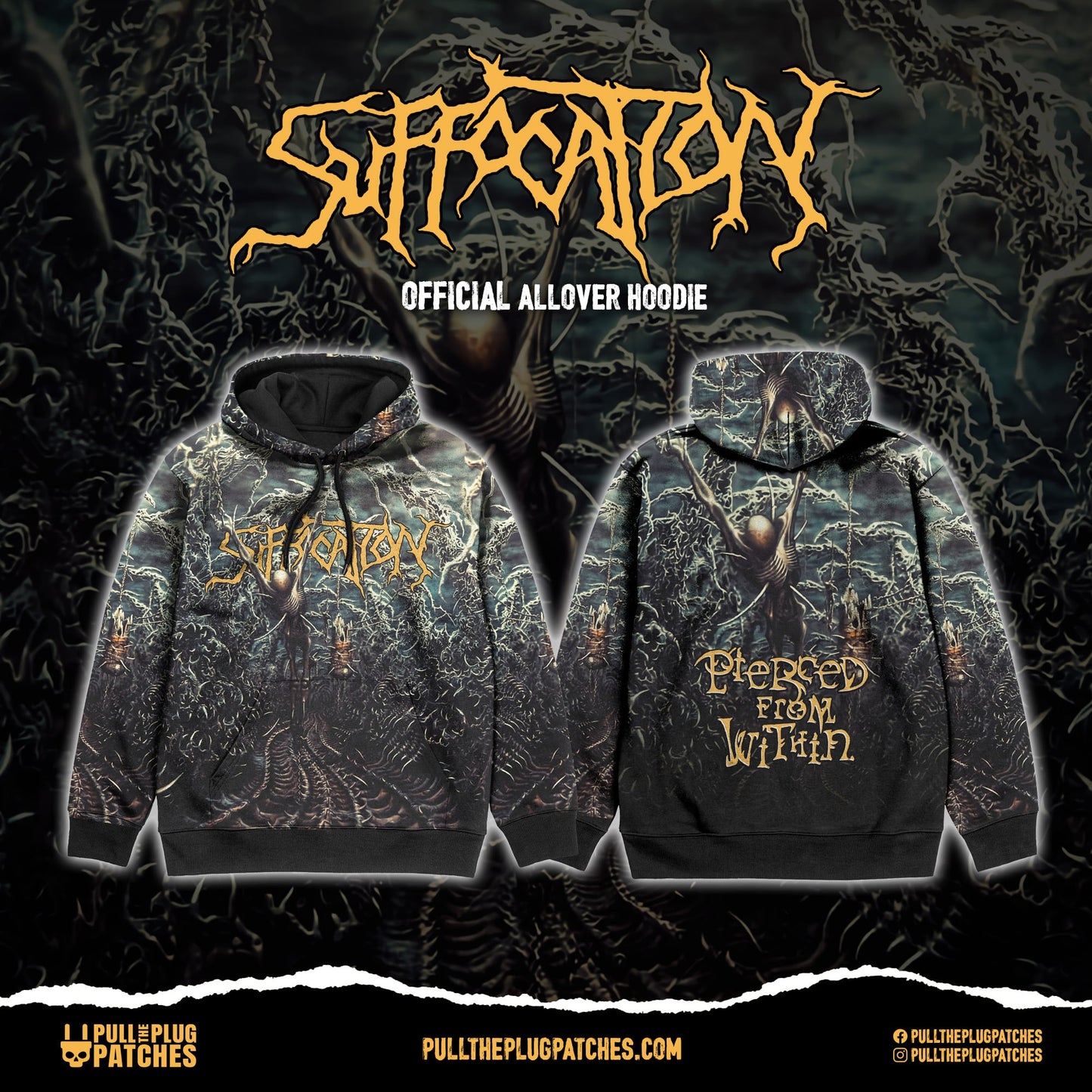 Suffocation - Pierced From Within - All-Over Print Hoodie