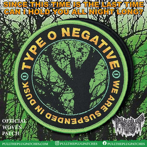 Type O Negative -  We Are Suspended In Dusk - Patch