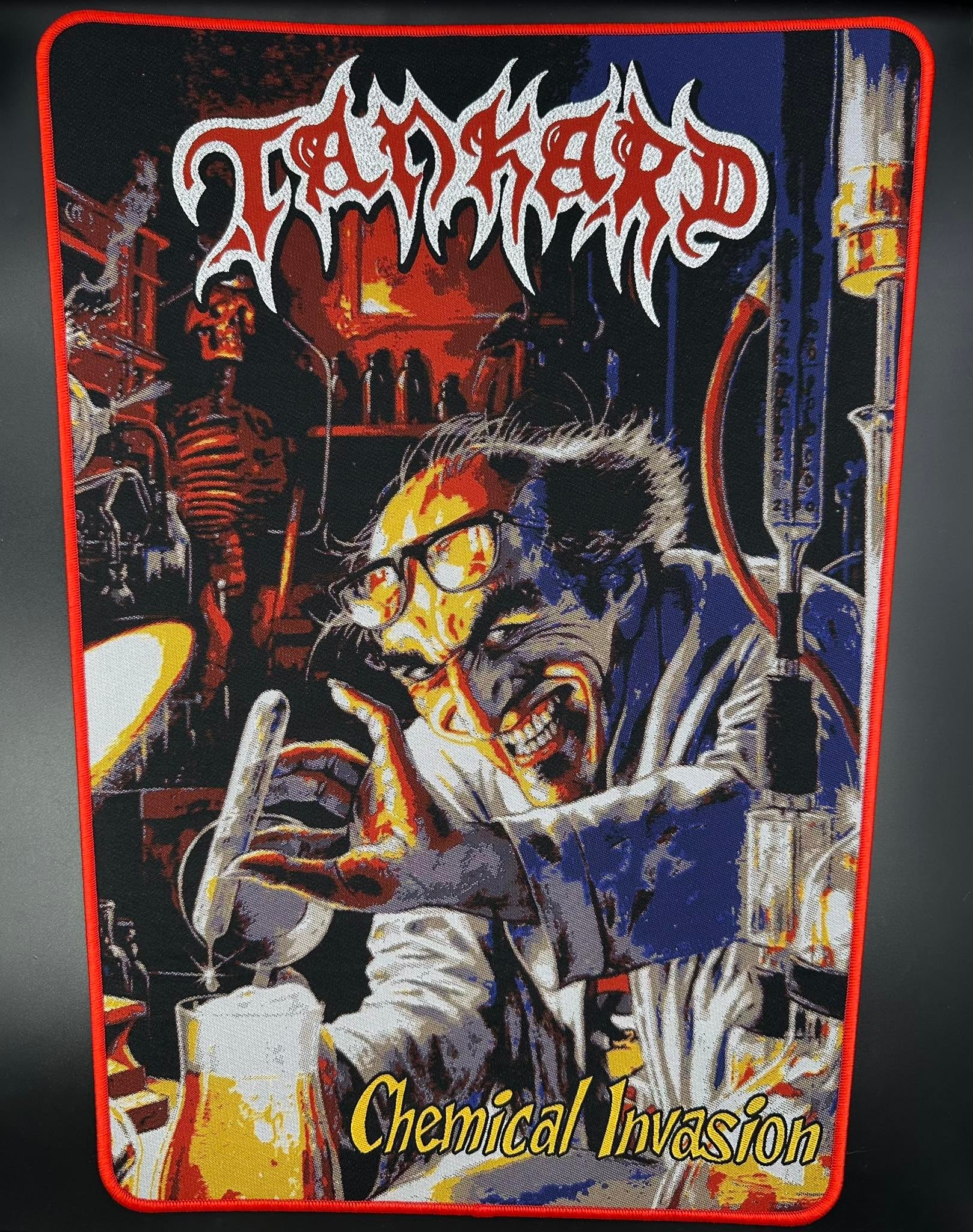 Tankard - Chemical Invasion - Backpatch – Pull The Plug