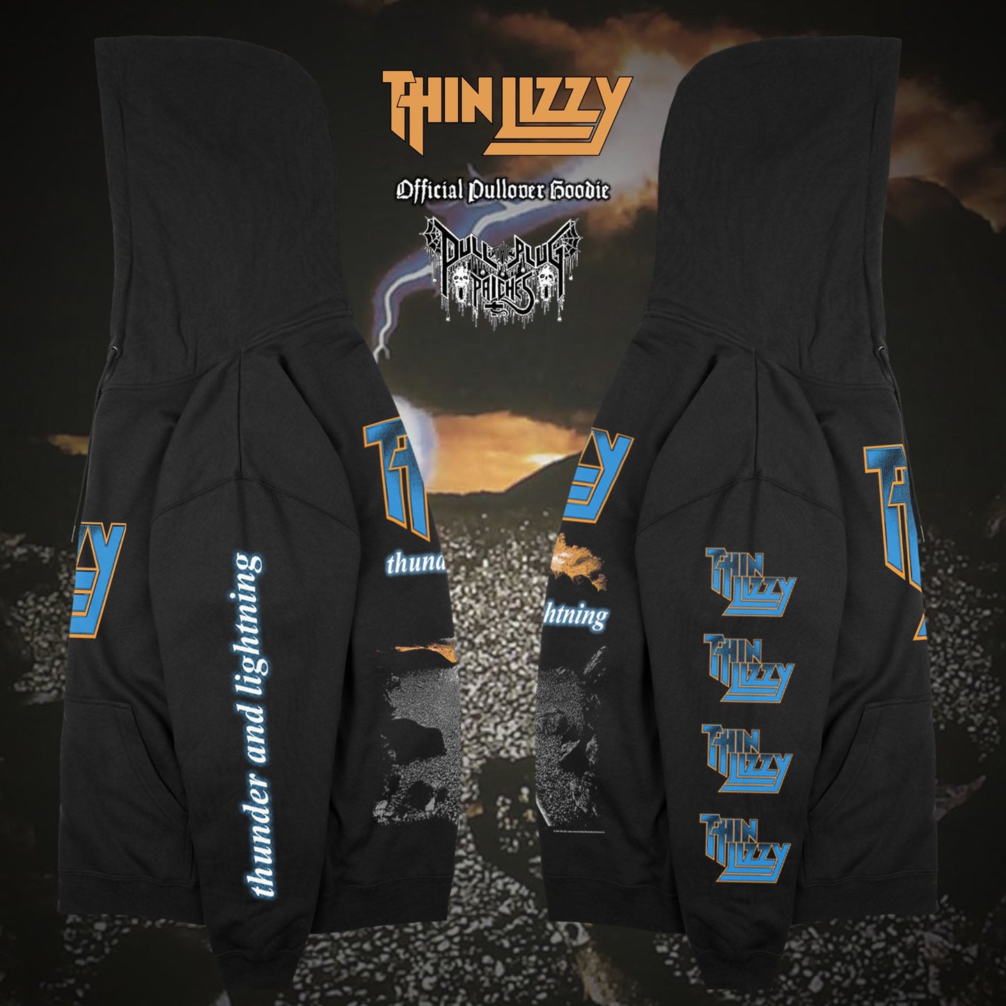 Thin Lizzy - Thunder and Lightning - Pullover Hoodie