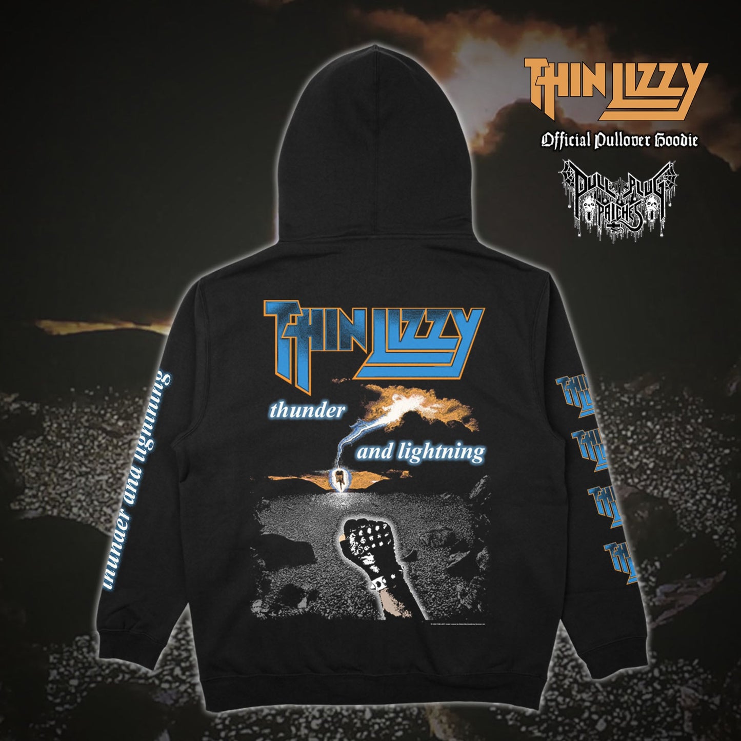 Thin Lizzy - Thunder and Lightning - Pullover Hoodie