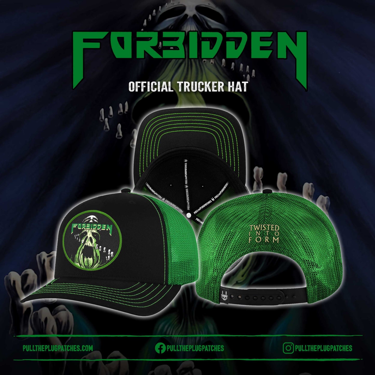 Forbidden - Twisted Into Form - Trucker Hat