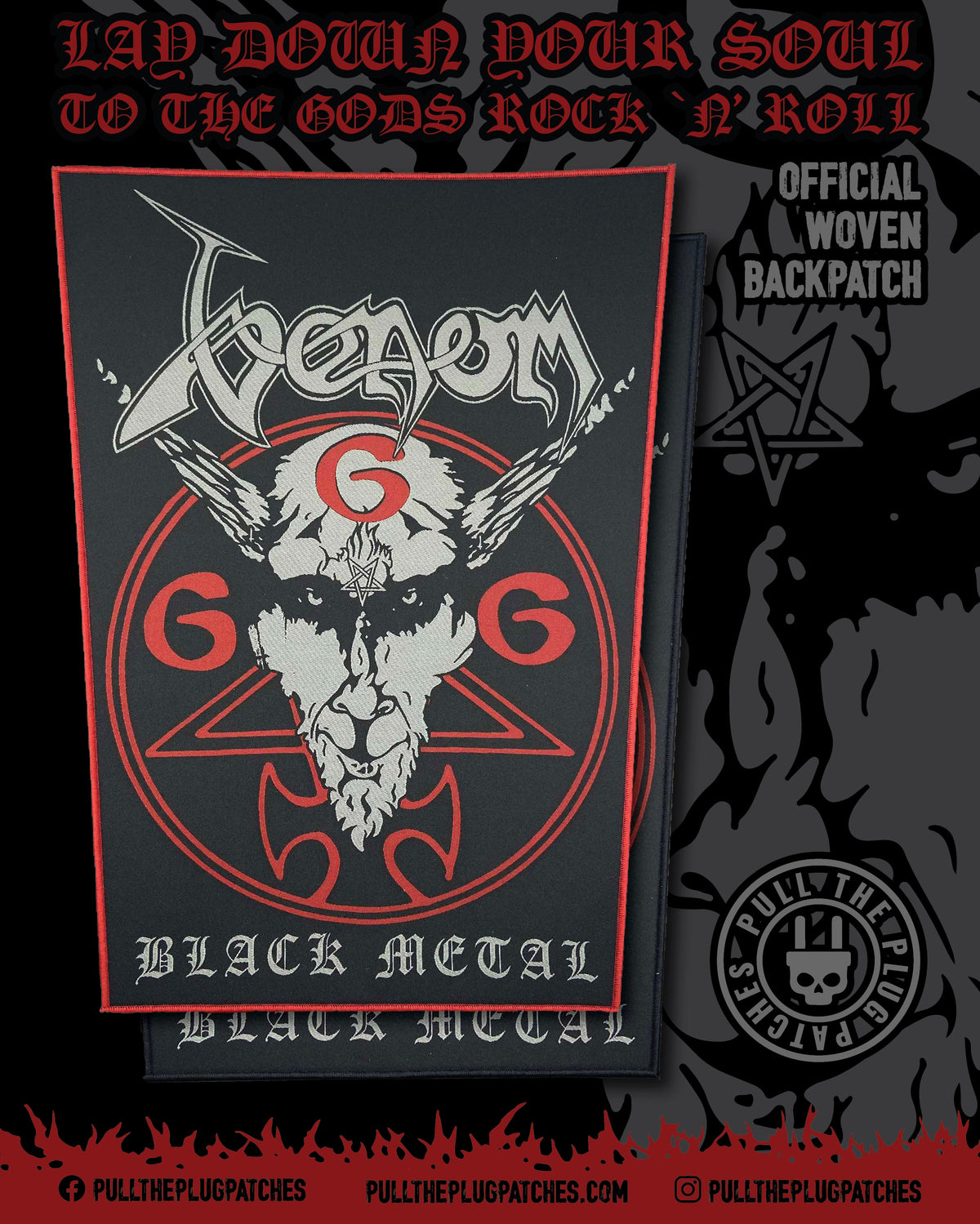 Venom - Black Metal - Backpatch