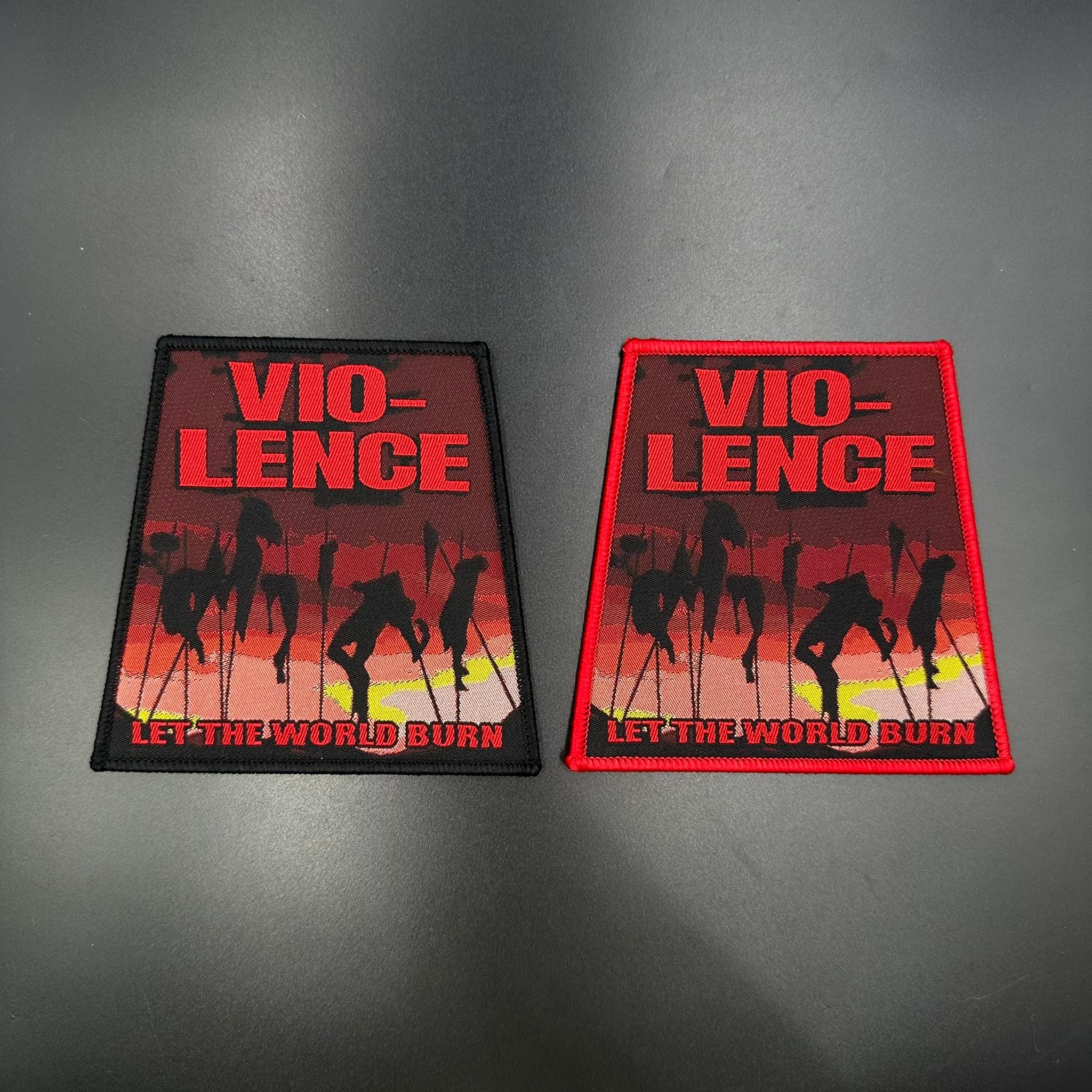 Vio-Lence - Let the World Burn – Pull The Plug Patches