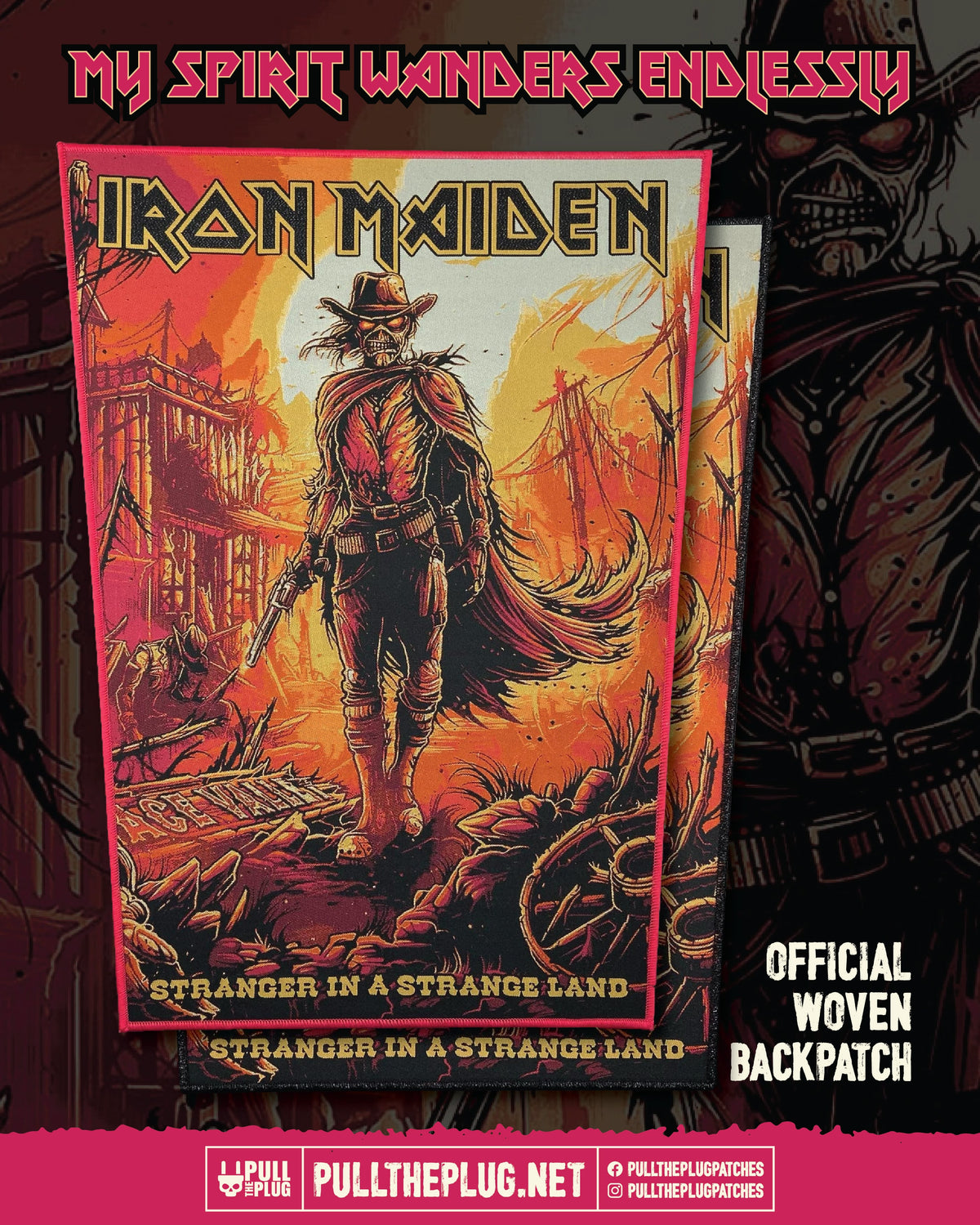 Iron Maiden - Stranger In A Strange Land - Backpatch