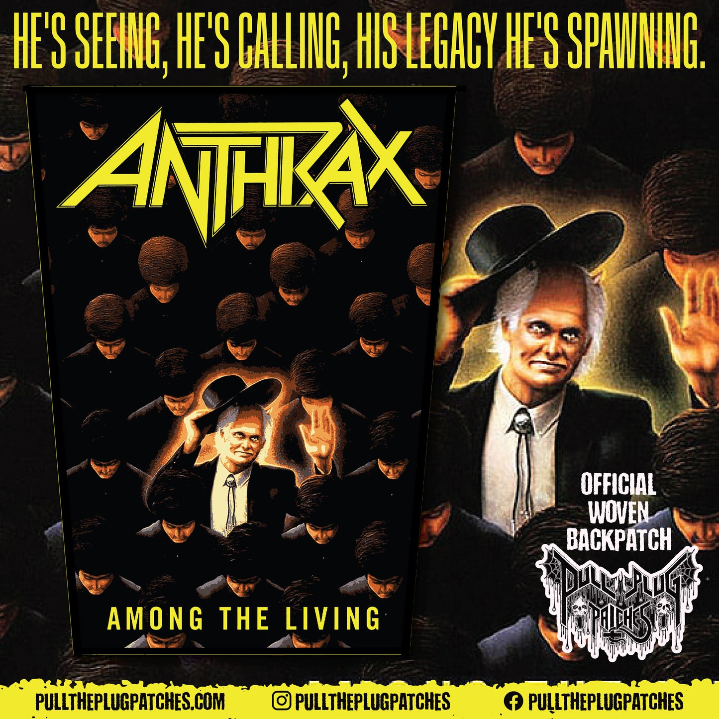 Anthrax - Among The Living - Backpatch