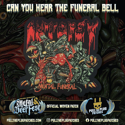 Autopsy - Mental Funeral - Oversize Patch