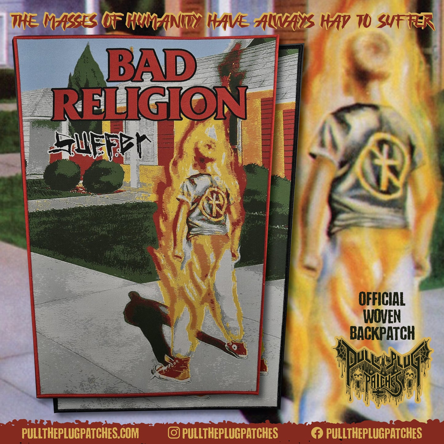 Bad Religion - Suffer - Backpatch