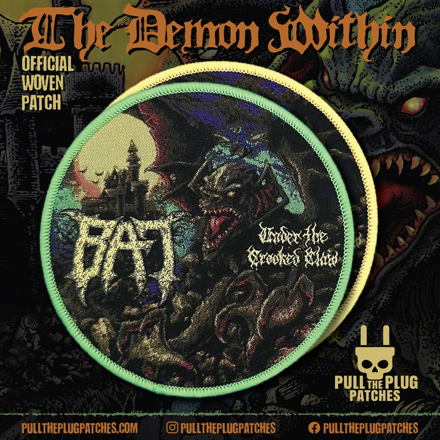 Bat - Under the Crooked Claw - Patch