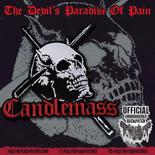 Candlemass - Epicus Doomicus Metallicus - Embroidered Backpatch