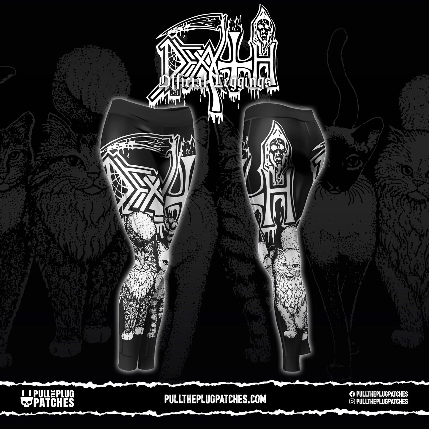 Death - Kittens - Leggings