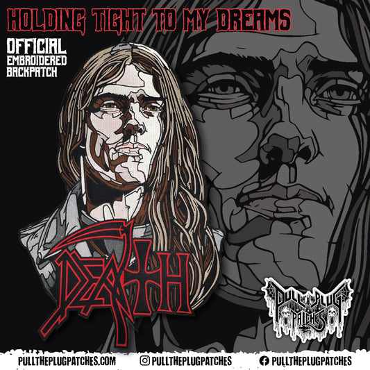 Death - Chuck Schuldiner - Embroidered Backpatch