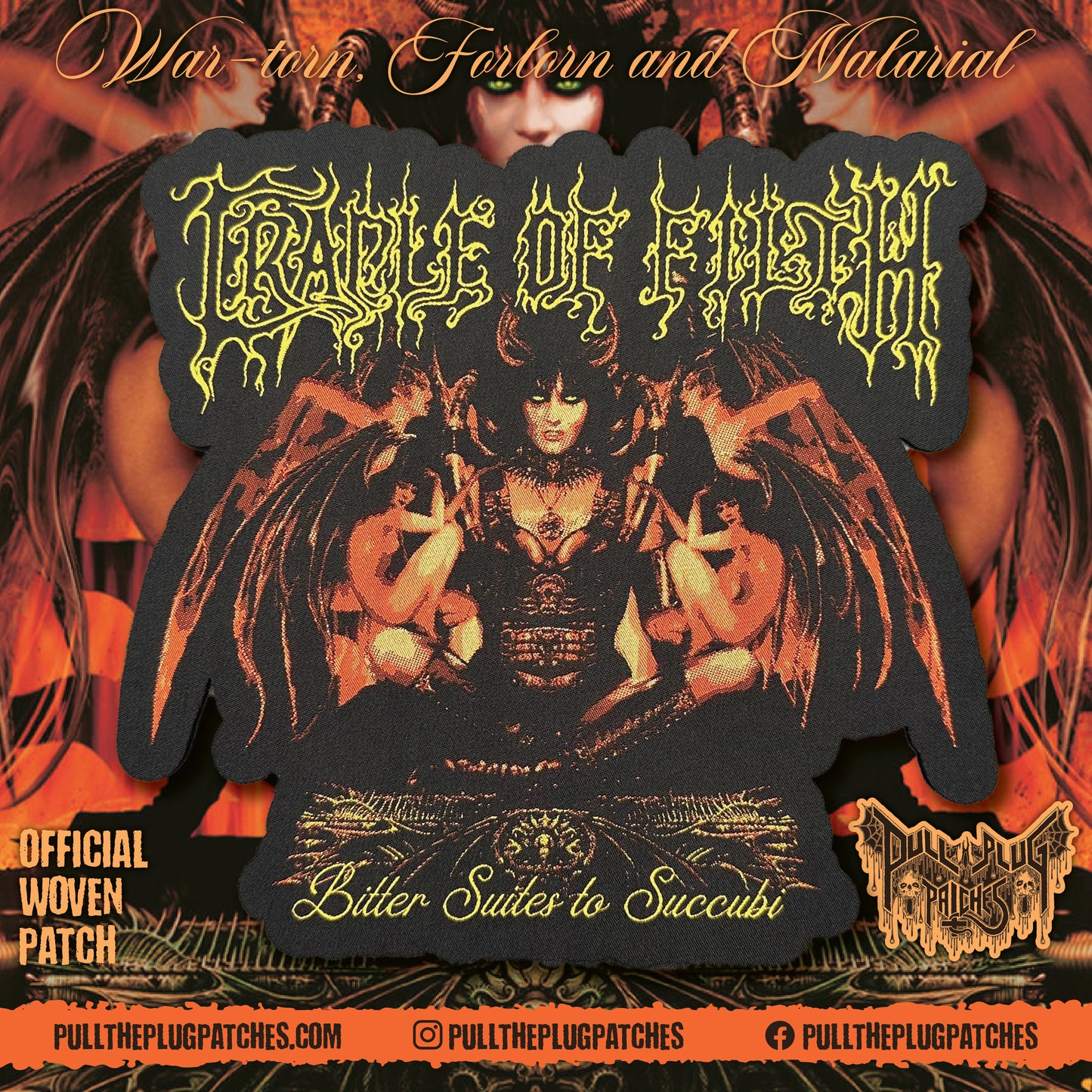 Cradle Of Filth - Bitter Suites to Succubi - Oversize Patch