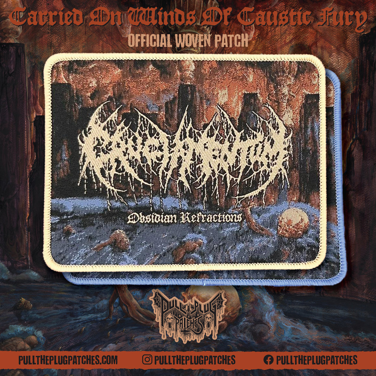 Cruciamentum - Obsidian Refractions – Pull The Plug Patches