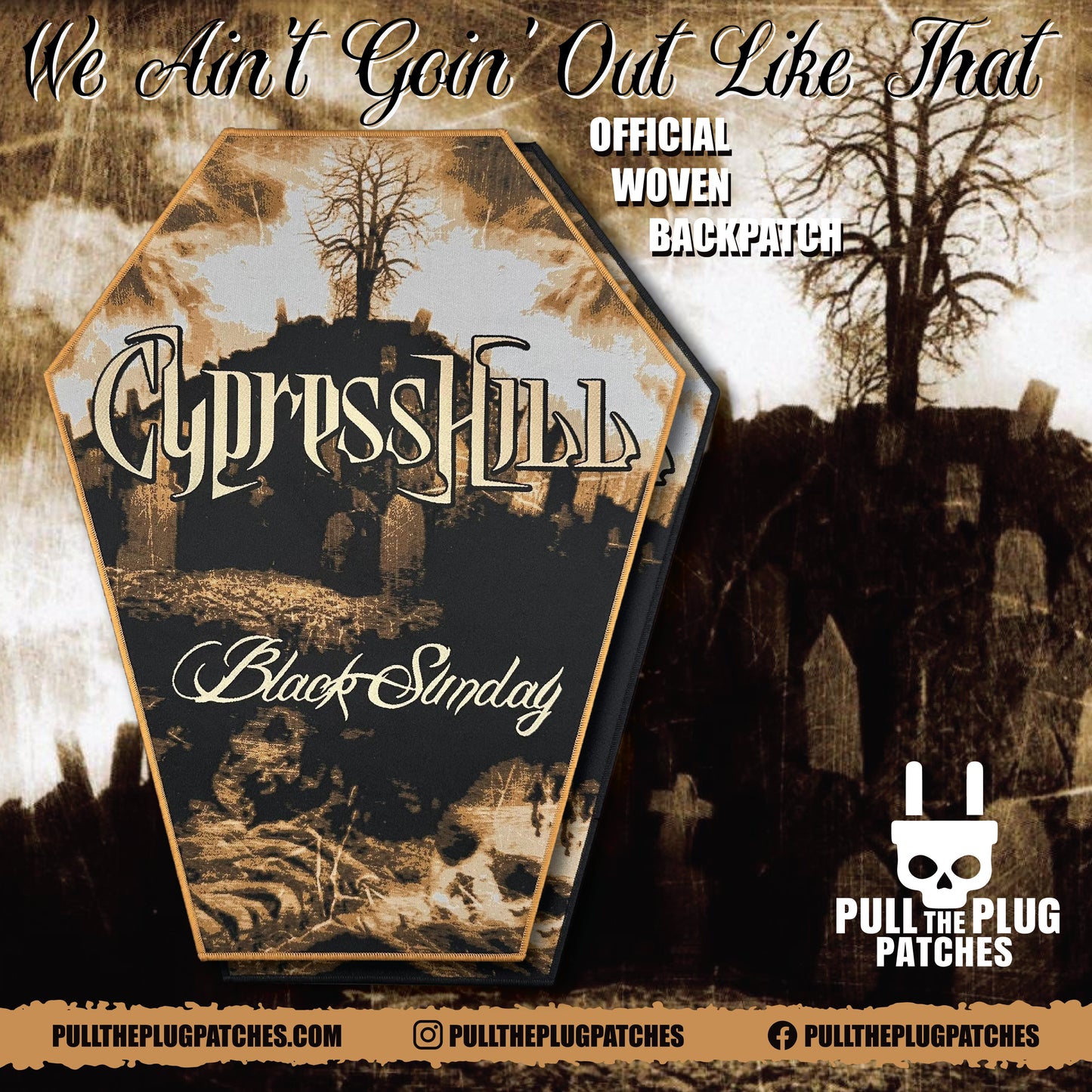 Cypress Hill - Black Sunday - Backpatch