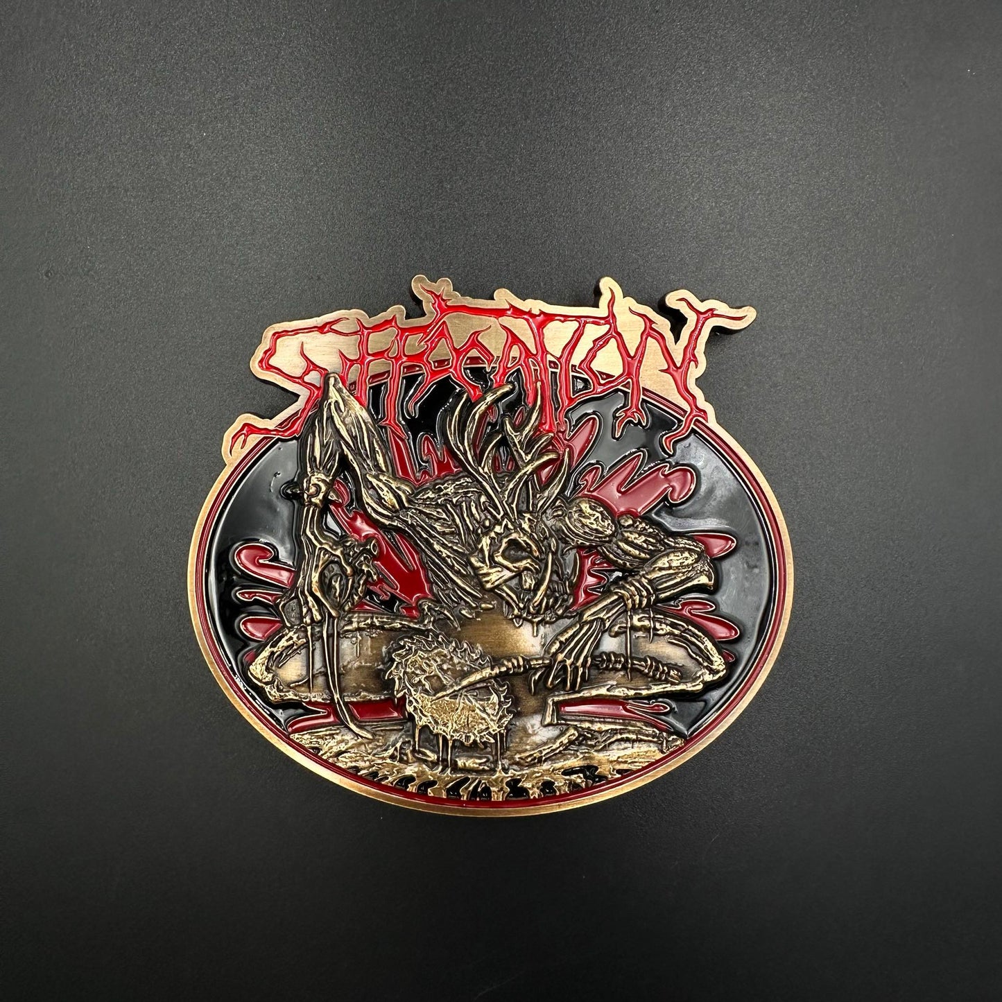 Suffocation - Belt Buckle - Jesus Wept Edition