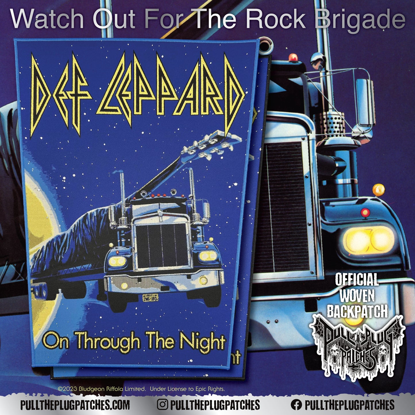 Def Leppard - On Through the Night - Backpatch