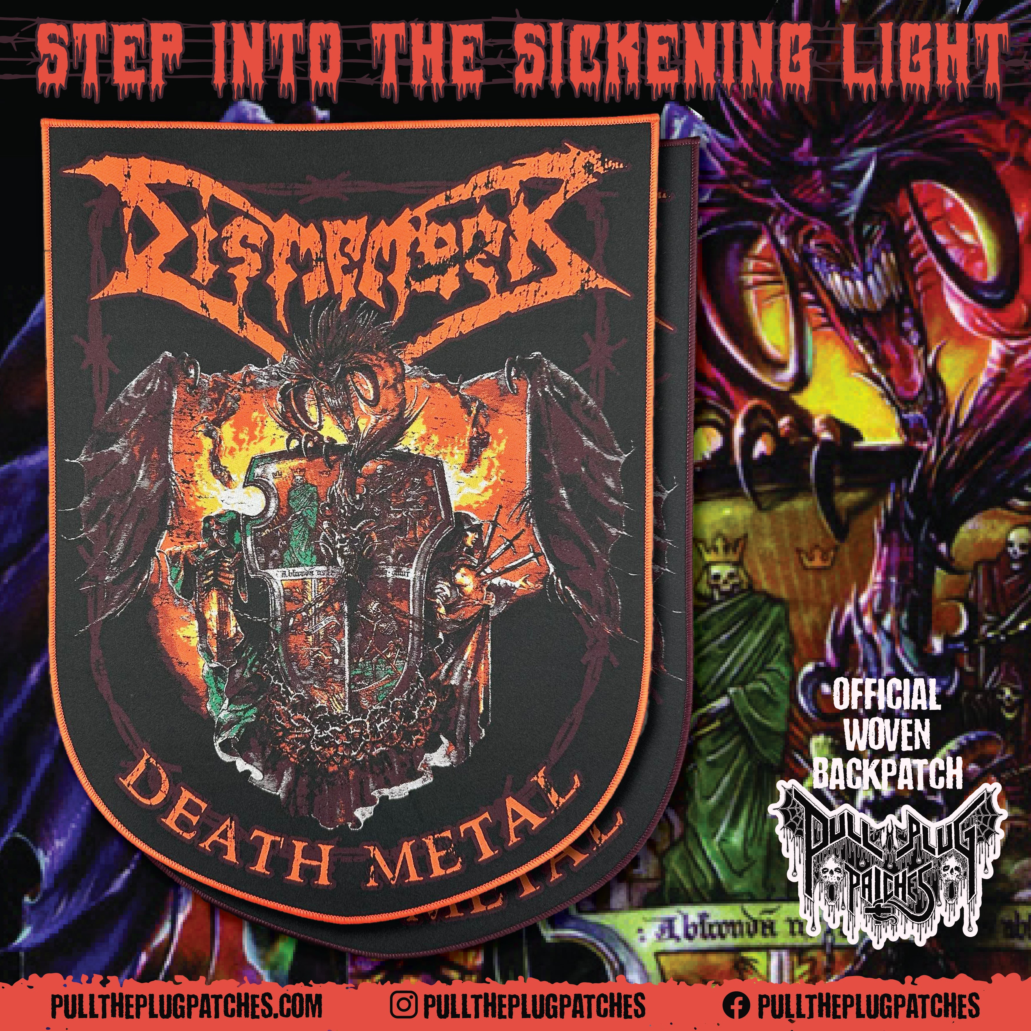Dismember - Death Metal - Backpatch – Pull The Plug