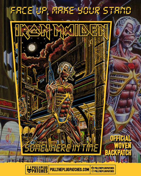Iron Maiden - Somewhere In Time - Backpatch – Pull The Plug