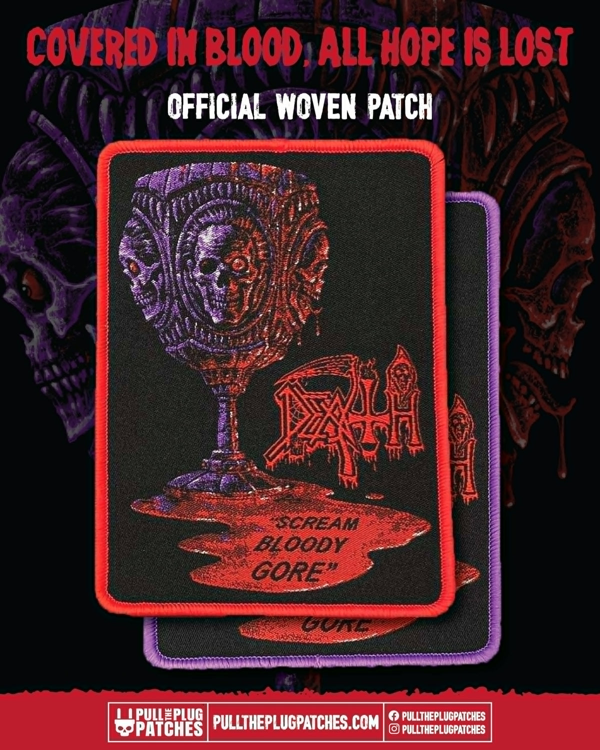 Death - Scream Blood Gore x Exclusive Noah Cutter Meihoff Art - Goblet Patch