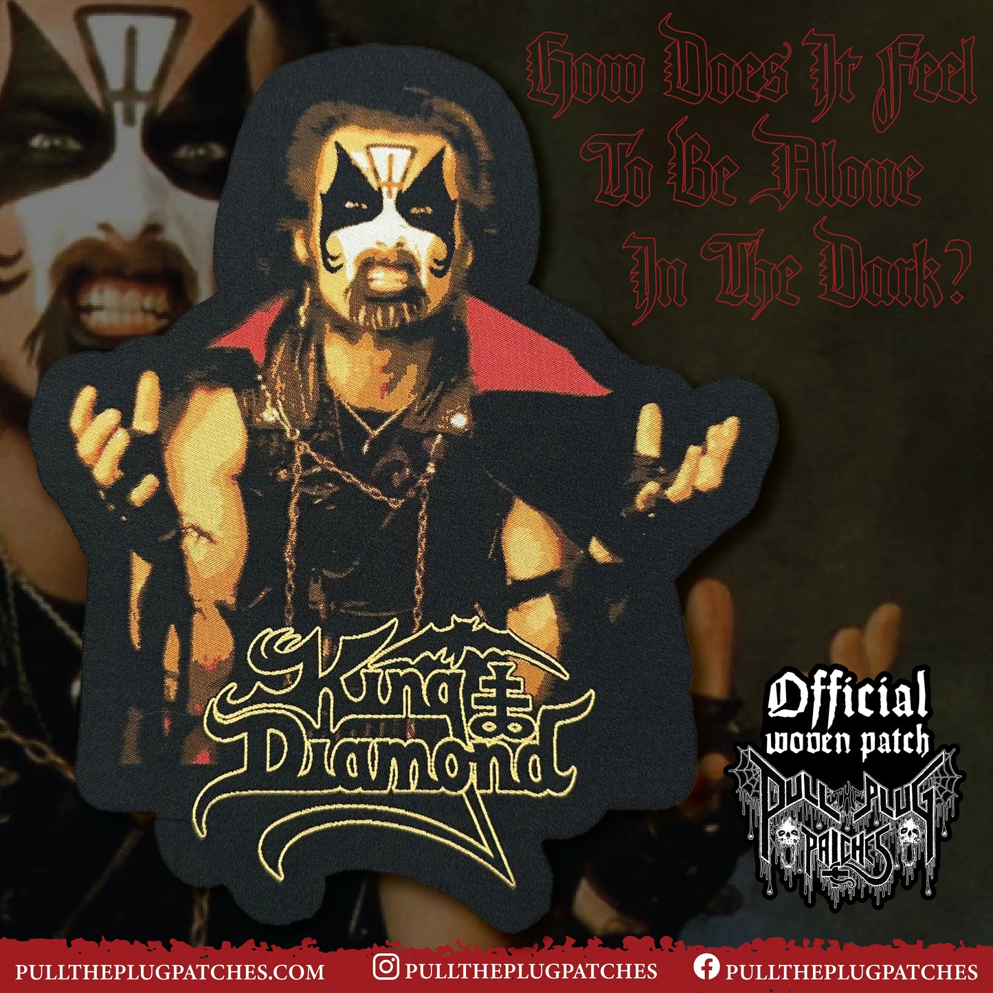 King Diamond - Lurking in the Dark - Oversize Patch