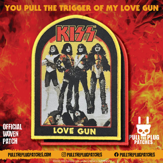 Kiss - Love Gun - Woven Patch