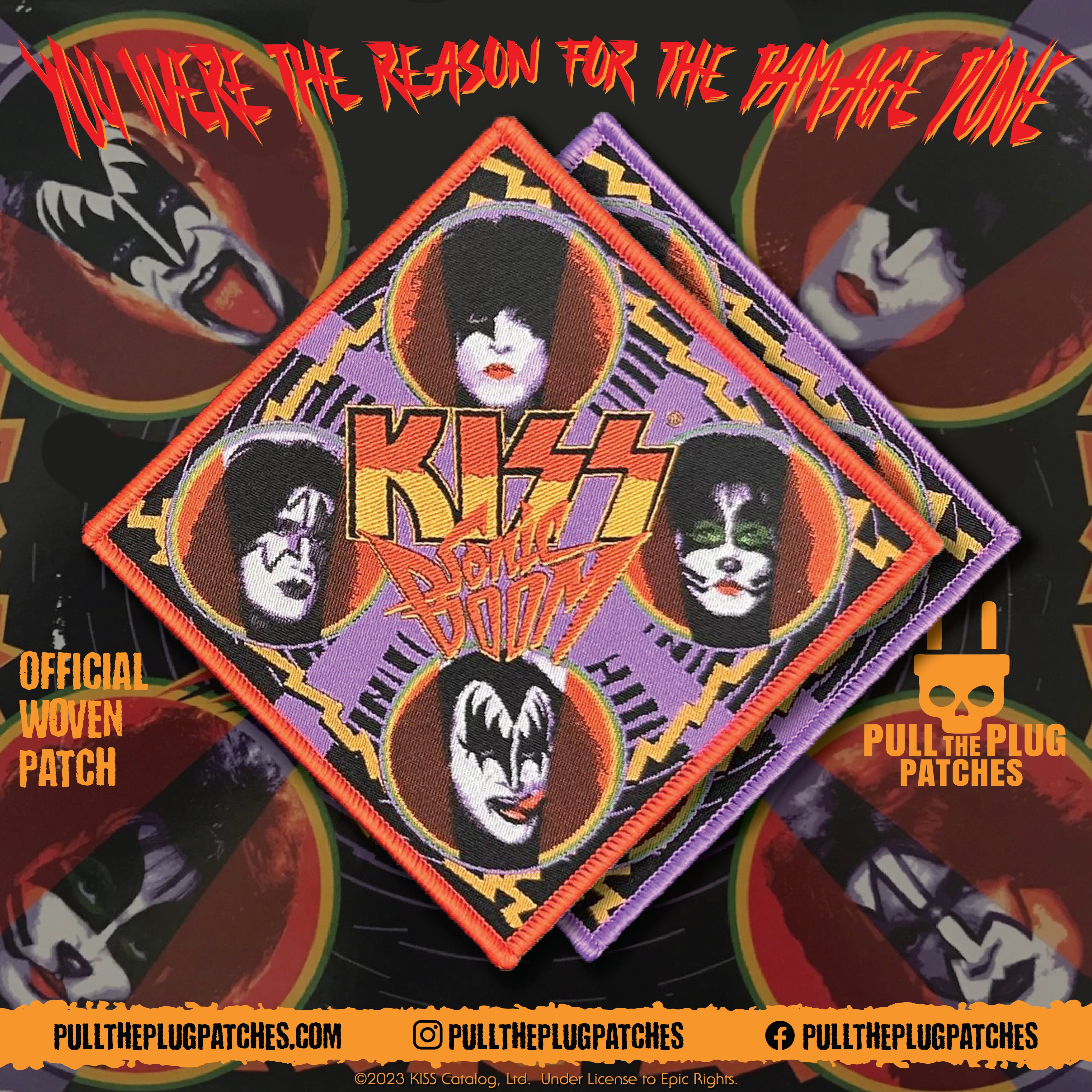 Kiss - Sonic Boom - Woven Patch – Pull The Plug
