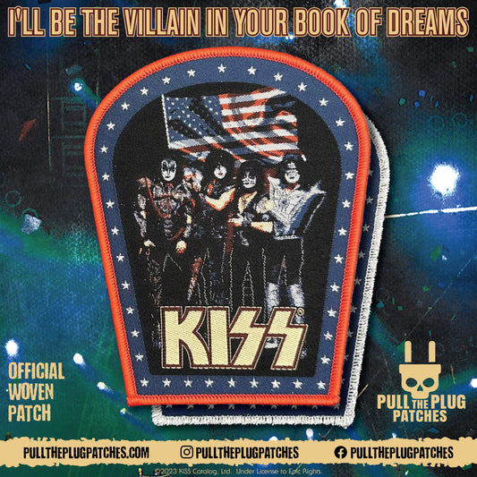 Kiss - Rockin In The U.S.A. - Woven Patch