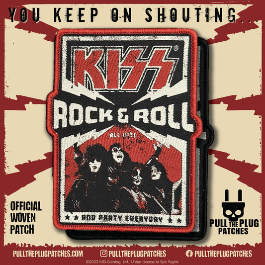 Kiss - Rock and Roll Hell - Woven Patch