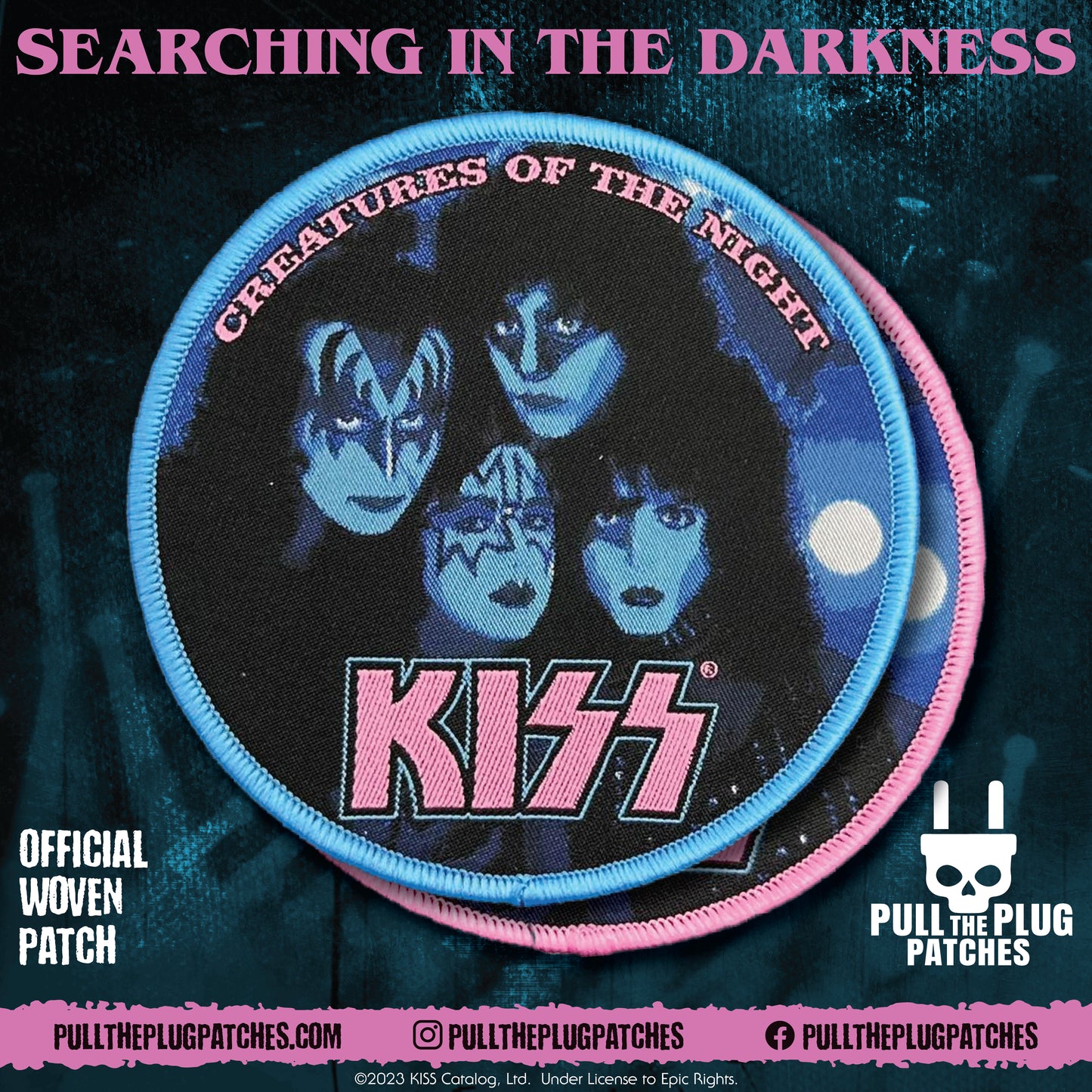 Kiss - Creatures of the Night - Woven Patch