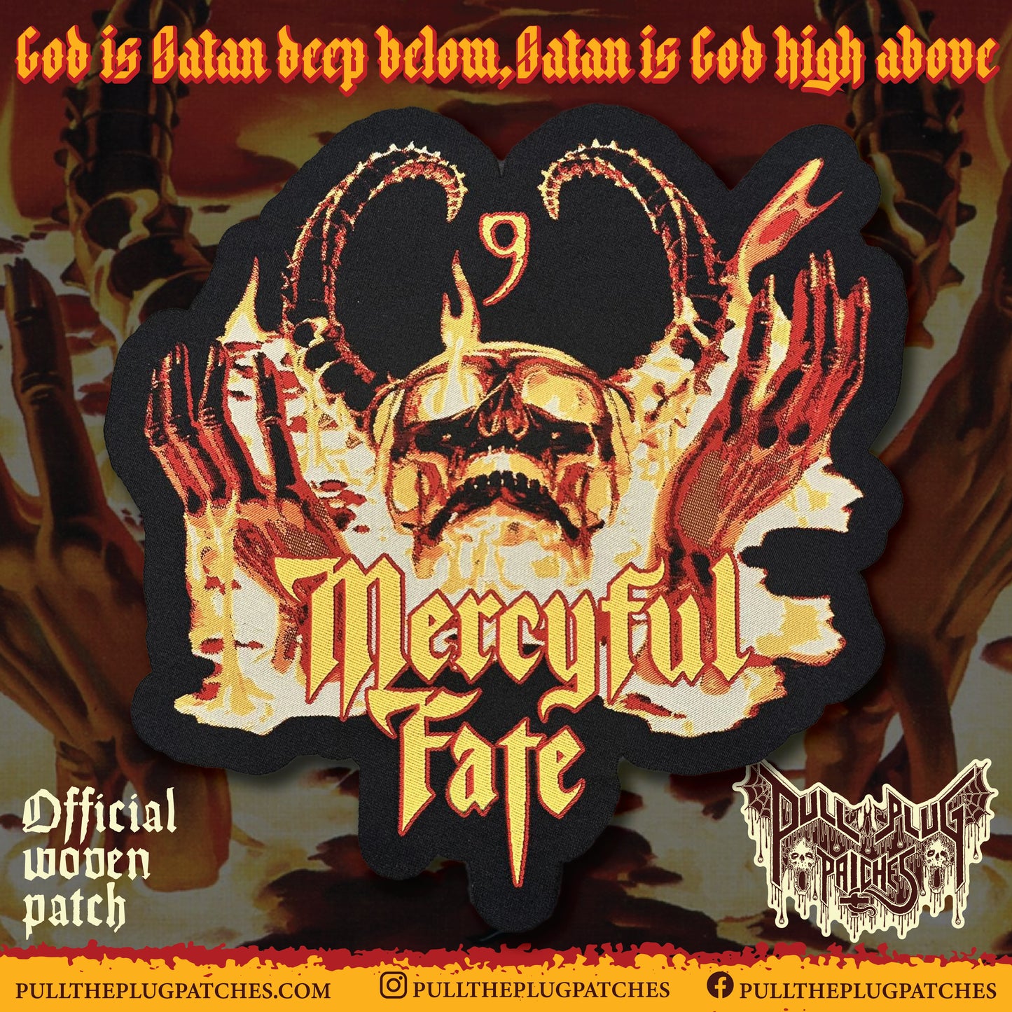 Mercyful Fate - 9 - Oversize Patch