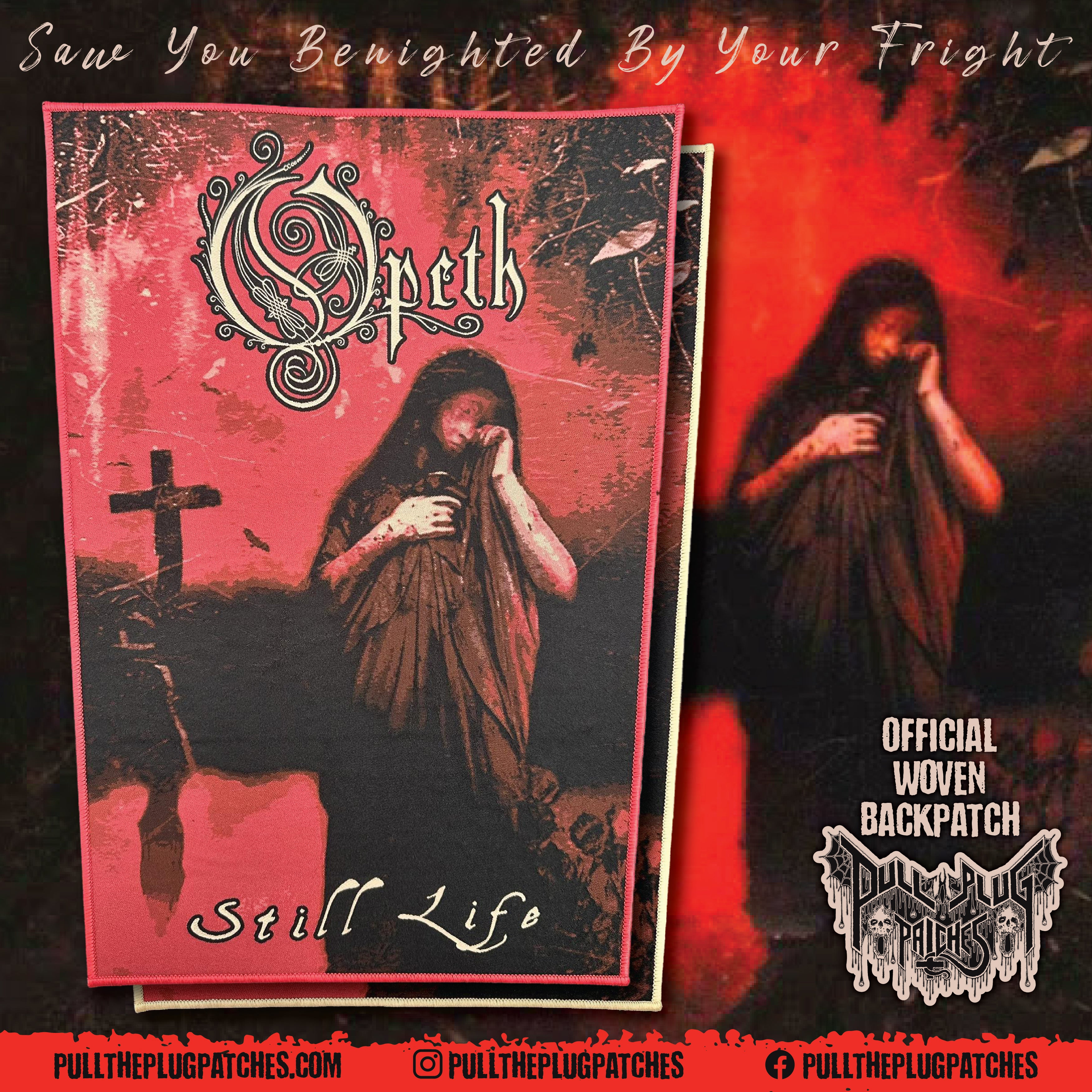 Opeth - Still Life - Backpatch – Pull The Plug