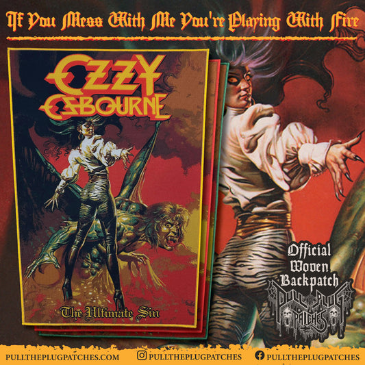 Ozzy Osbourne - The Ultimate Sin - Backpatch