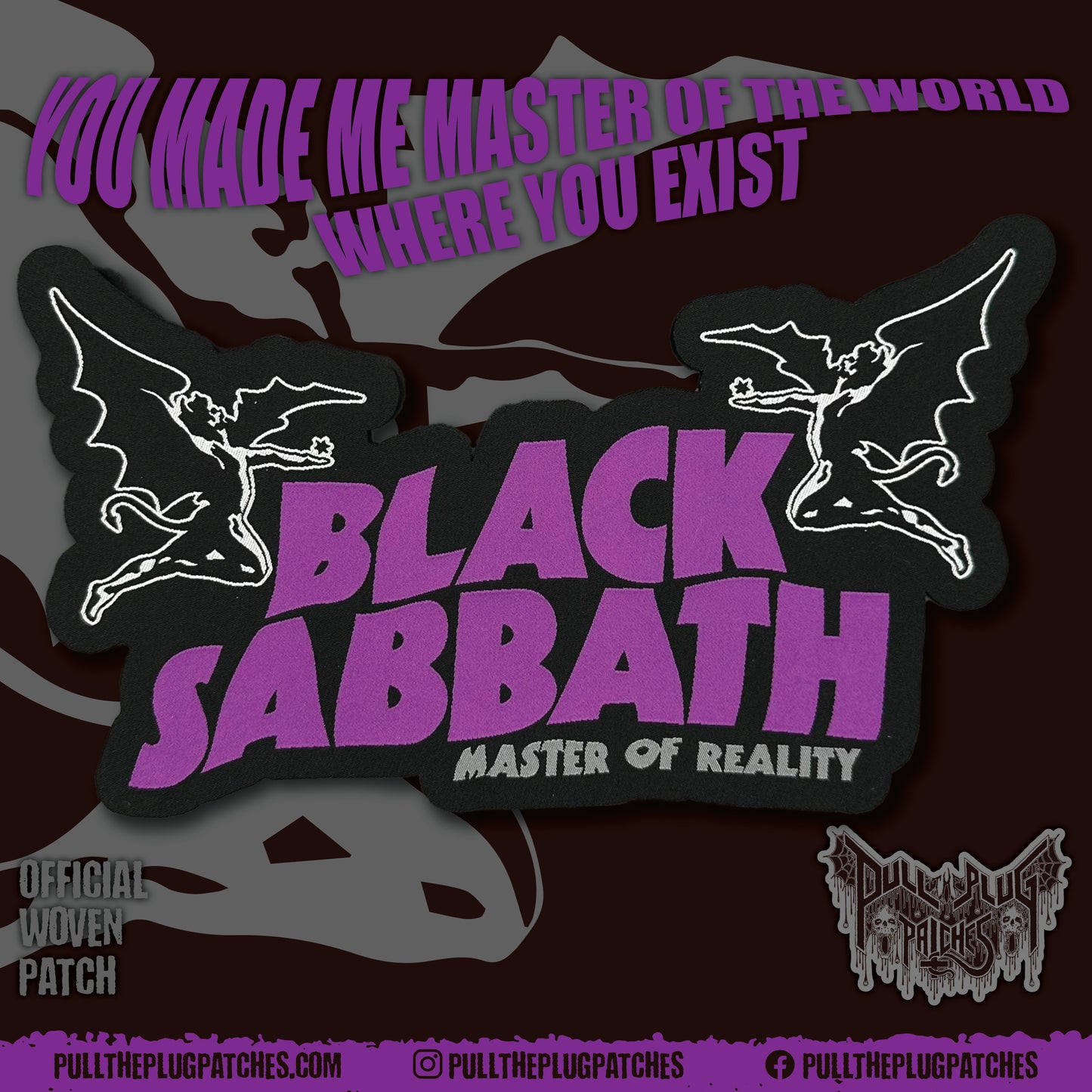 Black Sabbath - Master of Reality - Oversize Patch