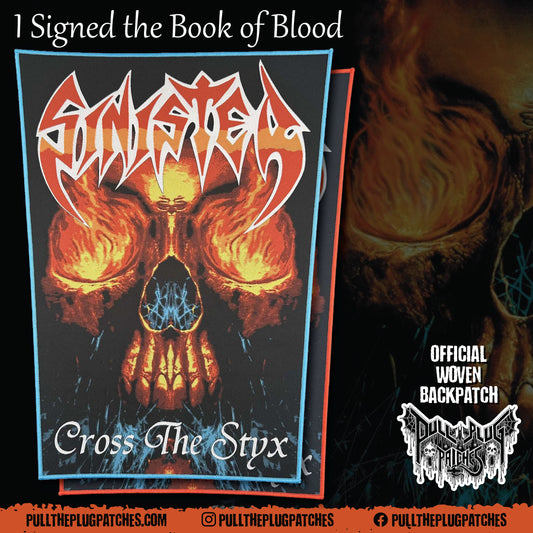 Sinister - Cross The Styx - Backpatch