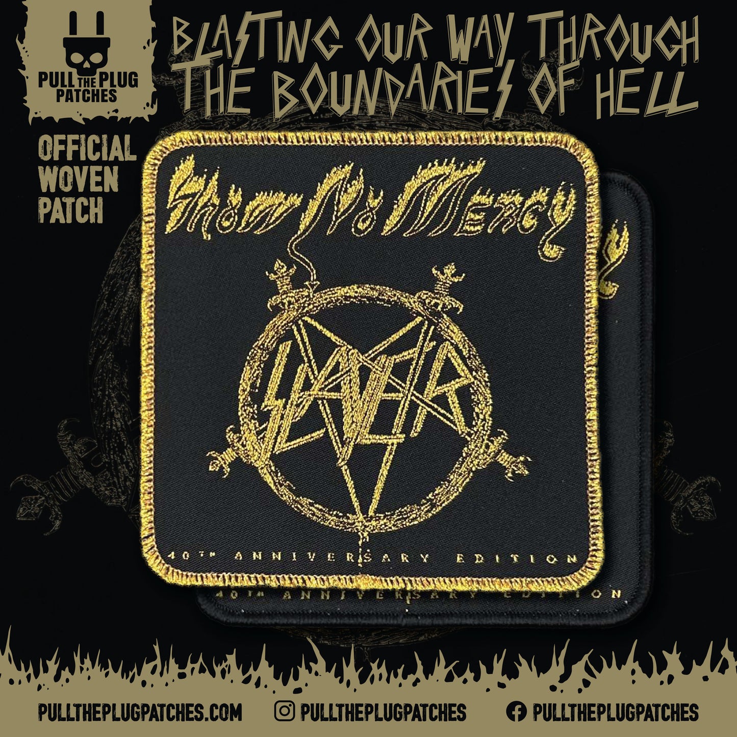 Slayer - Show No Mercy 40th Anniversary Edition - Patch