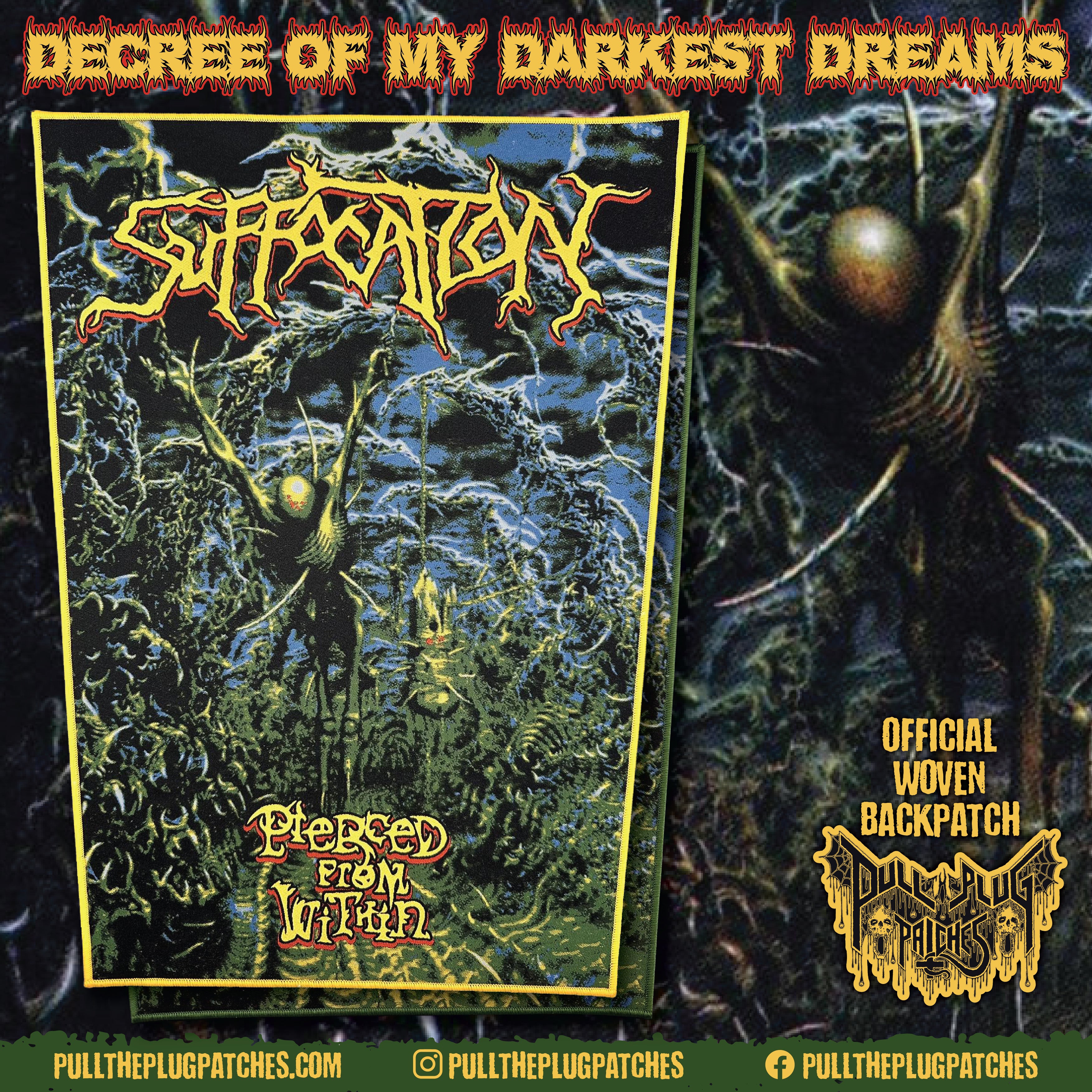 Suffocation - Pierced From Within - Backpatch – Pull The Plug